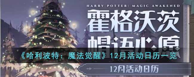 《哈利波特：魔法觉醒》12月活动日历一览
