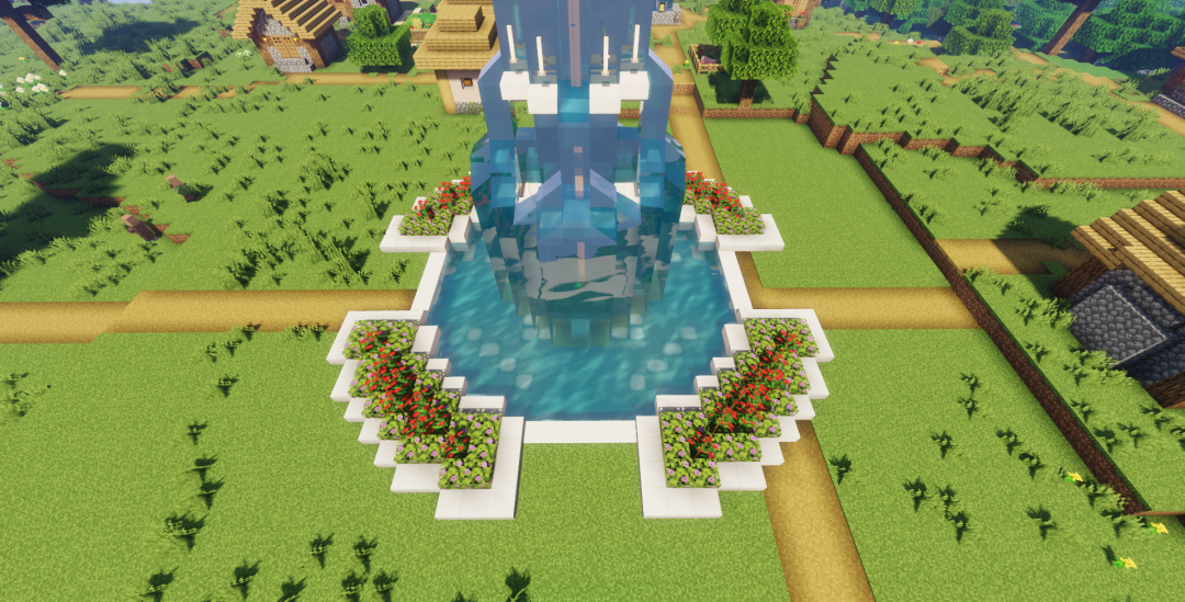 《我的世界》喷泉广场制作攻略
